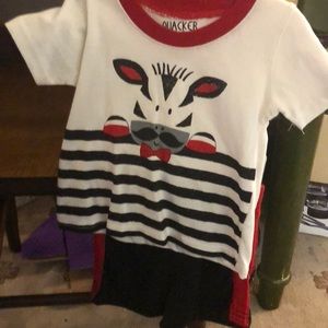 Boys 6-9 month short set